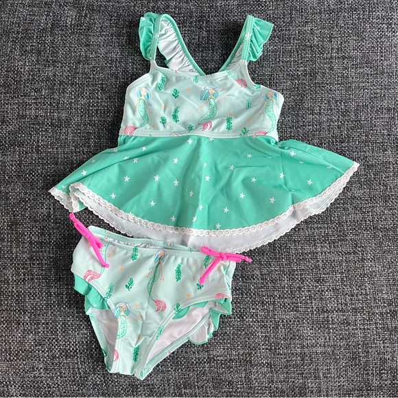 SweetHoney Mermaid Tankini Swimsuit Size 5 - Picture 1 of 8